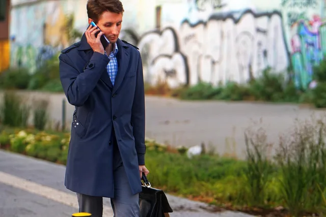 man, communication, cellphone, smartphone, briefcase, sidewalk, street, graffiti, briefcase, briefcase, briefcase, briefcase, briefcase. How to choose an agency for your content strategy